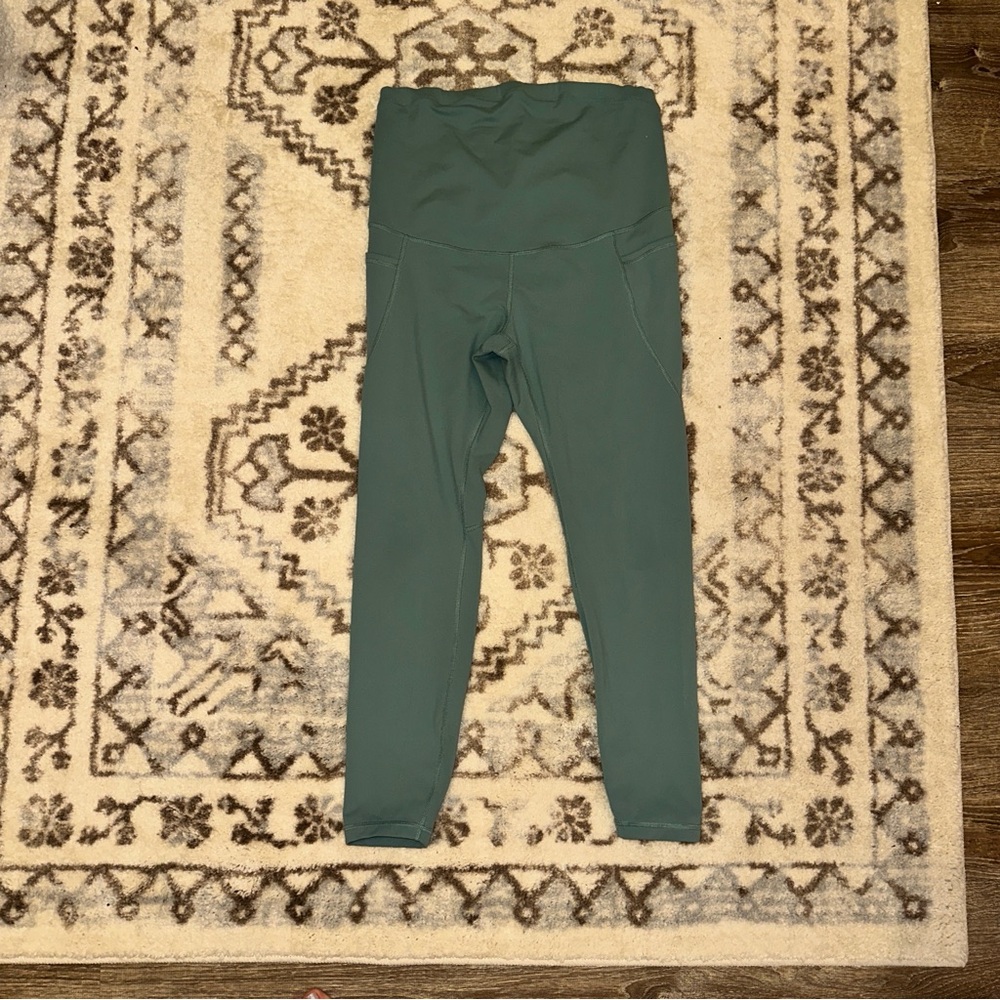 Medium High-Waisted blue/green Leggings